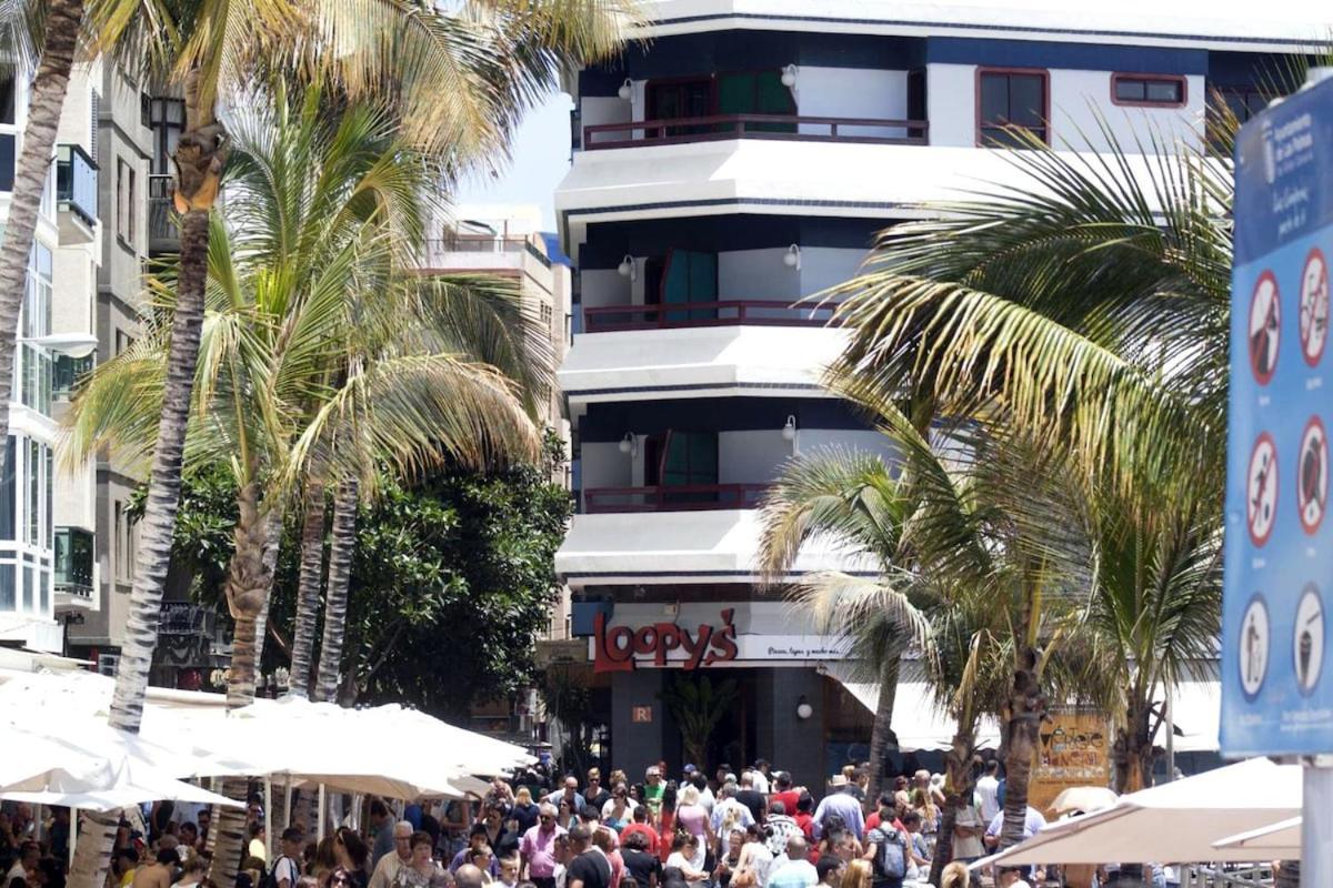 Apartamento Con Balcon En La Playa De Las Canteras Лас Палмас де Гран Канария Екстериор снимка