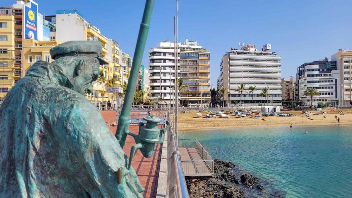 Apartamento Con Balcon En La Playa De Las Canteras Лас Палмас де Гран Канария Екстериор снимка